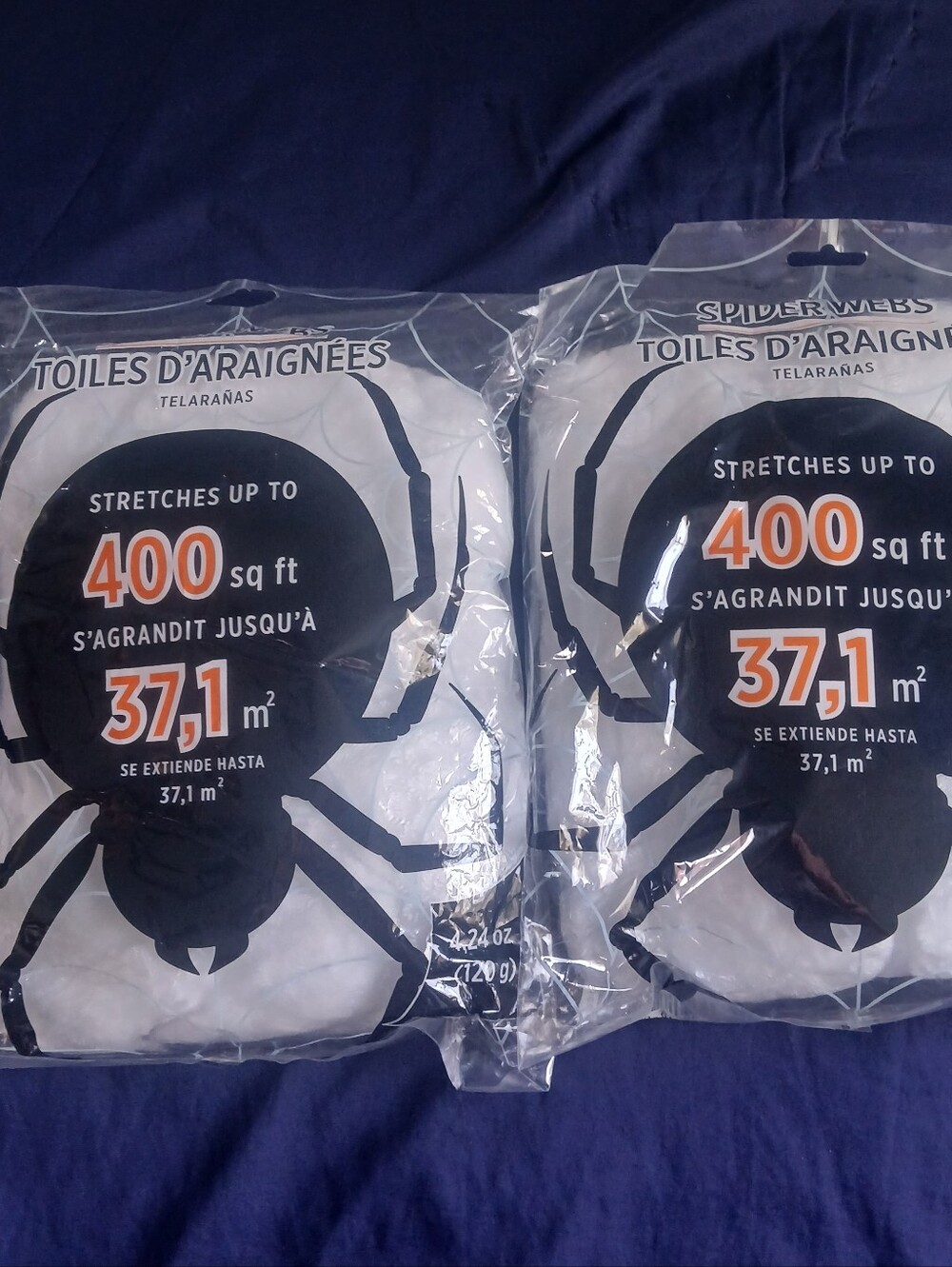 Amscan Stretchable Polyester Spider Web Halloween decorations